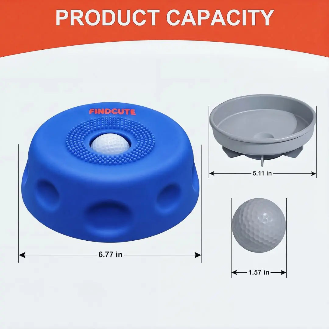 FINDCUTE 3-In-1 Slow Feeder Dog Lick Bowl Made of Food-Grade Silicone – Hygienic Seamless Surface with No Crevices, Base & Ball Detachable for Deep Cleaning, Perfect for Fast Eaters to Reduce Bloat, Safe for Wet Food Dry Kibble Yogurt Puree & Bone Broth