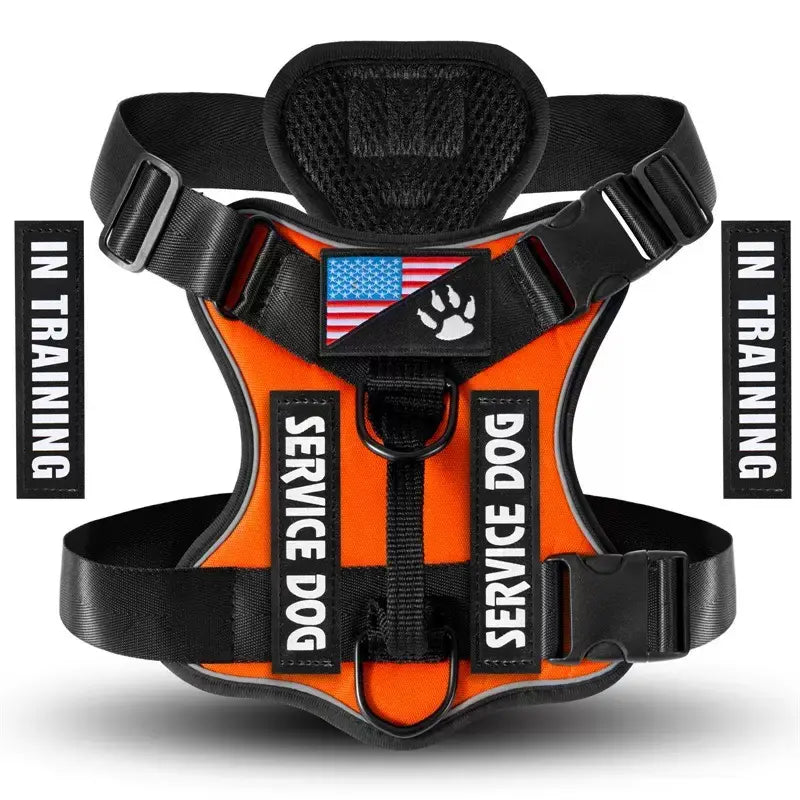 Adjustable Reflective Dog Harness, No Choke Harness, Pet Training Vest, Pet Supplies for Walking Running Training, Easy to Control Small, Medium, Large Dogs