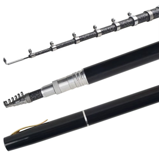 1M/1.6M Portable Pocket Telescopic Mini Pen Fishing Rod Pole Ice Fishing Rod Foldable Small Fishing Rod for Fishing Gear