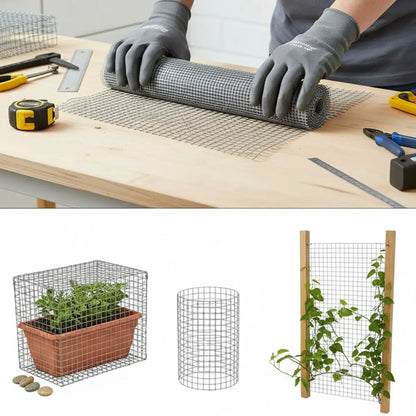 Hardware Cloth,Chicken Wire Fence,1/4 Inch 18In X 10Ft Galvanized Welded Cage Wire for Bird Wire Gopher Wire Rabbit Wire Snake Fence Poultry Netting Cage Screen