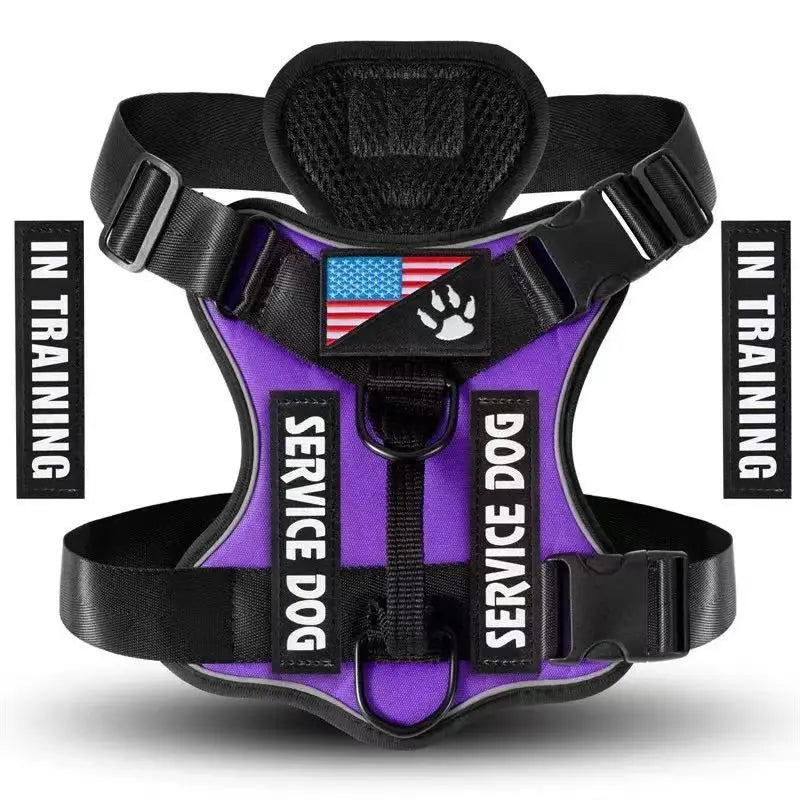 Adjustable Reflective Dog Harness, No Choke Harness, Pet Training Vest, Pet Supplies for Walking Running Training, Easy to Control Small, Medium, Large Dogs